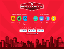 Tablet Screenshot of peditucuenta.com
